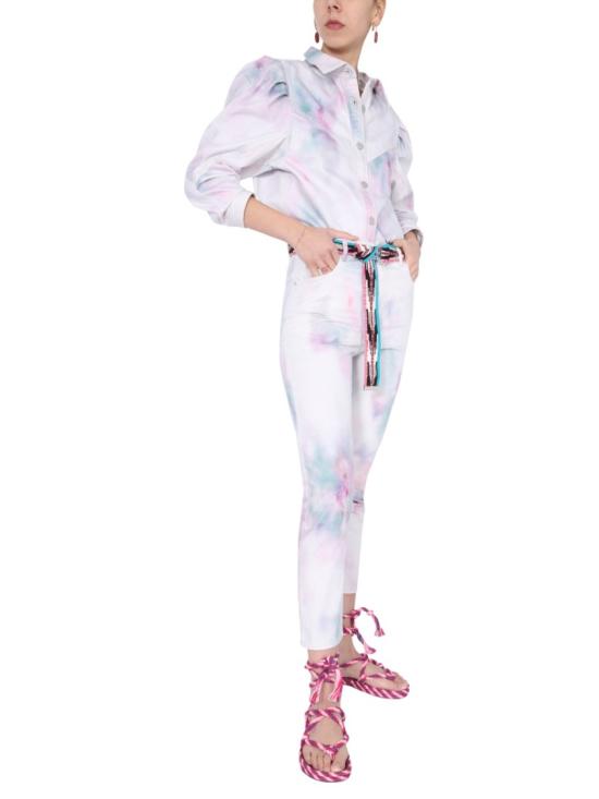  이자벨마랑에뚜왈 스트레이트 팬츠 PA1901 21P022E60CE White - ISABEL MARANT ETOILE