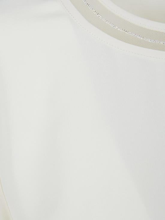 26SS 파비아나 필리피 크레이프 드 신 블라우스 탑 TPD266F289L7750145 White - FABIANA FILIPPI