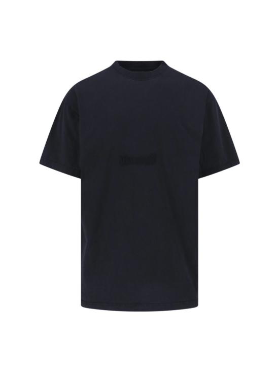 26SS 발렌시아가 반팔 티셔츠 850403 TTVO81041 Black
