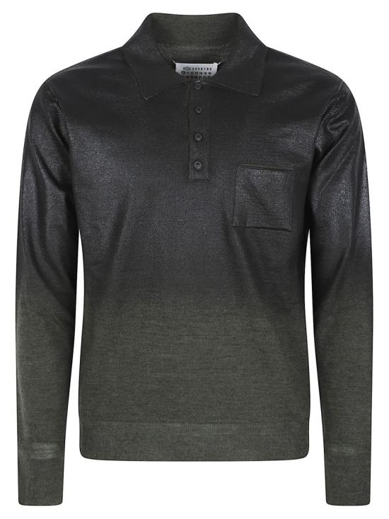 26SS 마르지엘라 폴로 티셔츠 S50GL0075MM13236696S Black