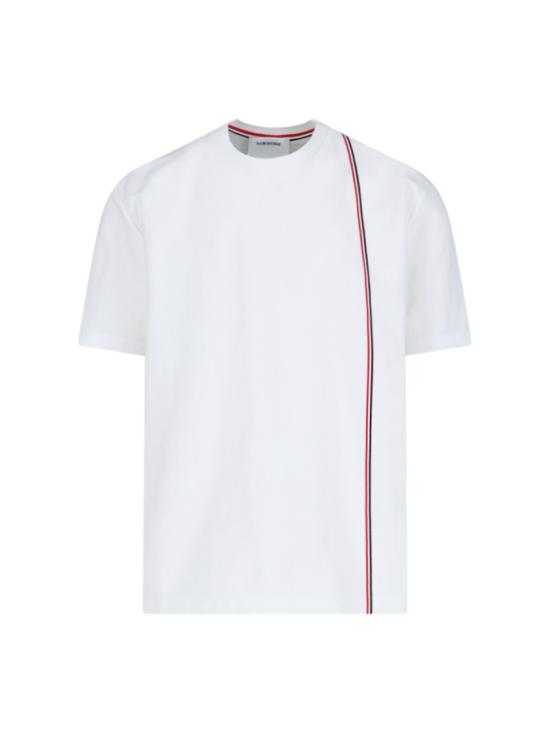 26SS 톰브라운 RWB 스트라이프 티셔츠 MJS252A J0138100 White