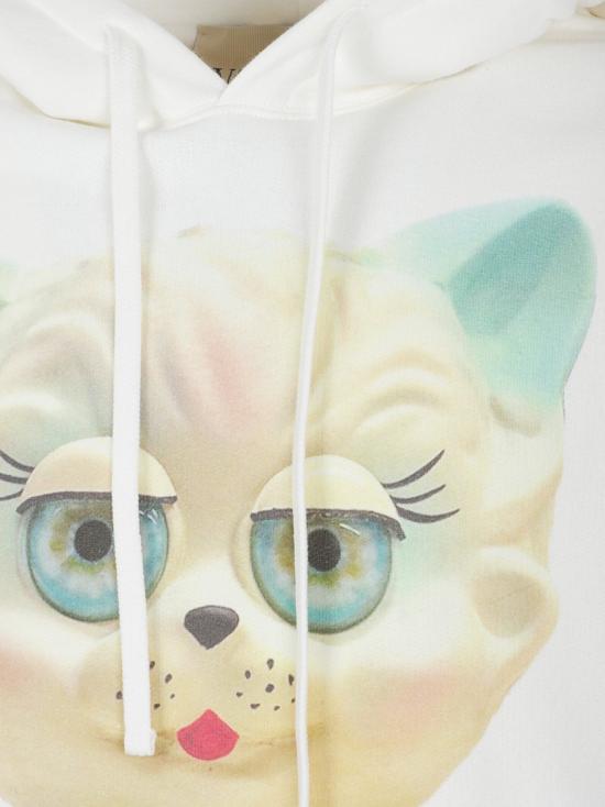 26SS 발렌티노 가라바니 후드 티셔츠 8V3MF28NBD1 A03 White - VALENTINO GARAVANI