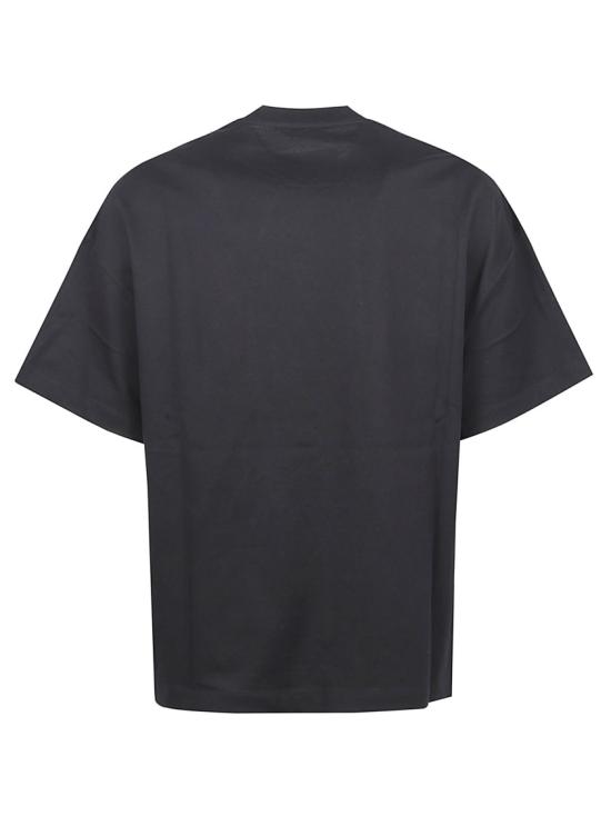 26SS 질샌더 플레인 코튼 저지 티셔츠 J22GC0221J20349001 Black - JIL SANDER
