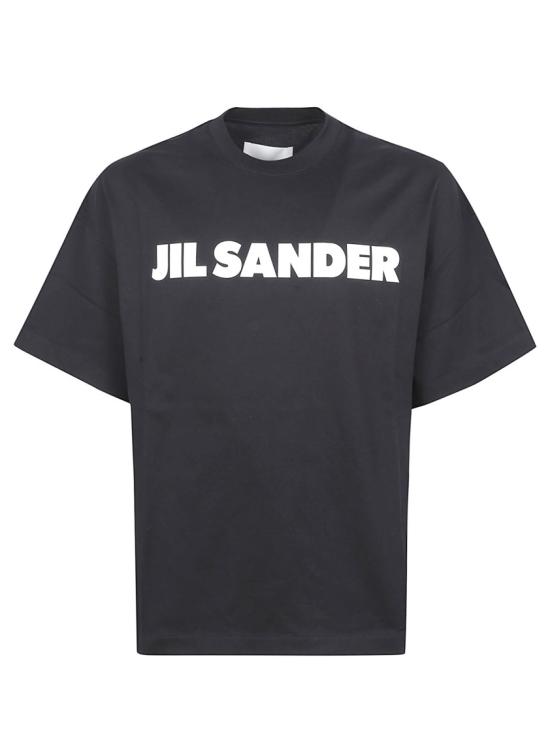 26SS 질샌더 플레인 코튼 저지 티셔츠 J22GC0221J20349001 Black