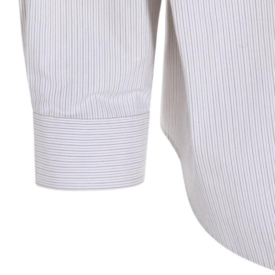 26SS MM6 메종마르지엘라 투톤 코튼 포플린 셔츠 SH0DT0025MTN136961 Black - MM6 MAISON MARGIELA