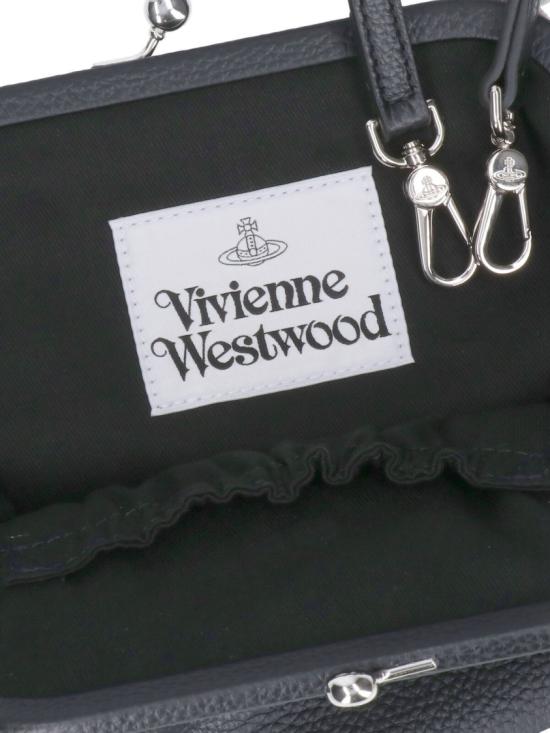 26SS 비비안웨스트우드 클라스프 클로저 비비안 숄더백 4B01001BW S000DN403 Black - VIVIENNE WESTWOOD