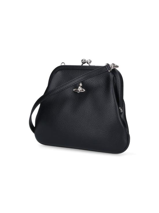 26SS 비비안웨스트우드 클라스프 클로저 비비안 숄더백 4B01001BW S000DN403 Black - VIVIENNE WESTWOOD