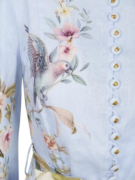 26SS 짐머만 미디 원피스 9142DC261 Grey - ZIMMERMANN