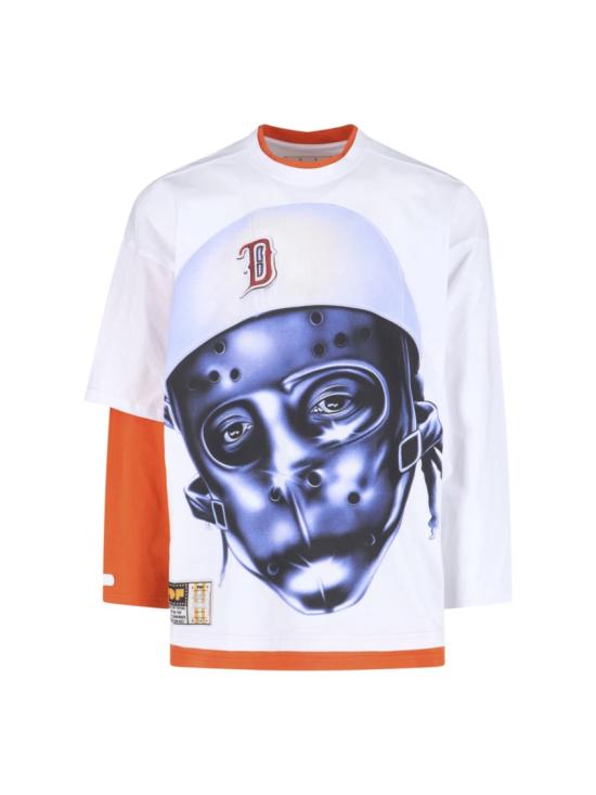 26SS 피디에프 반팔 티셔츠 DFM54043TJ101MASK White