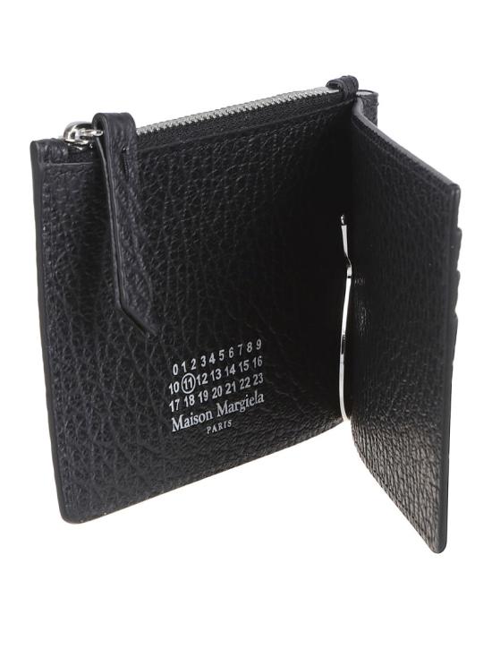 26SS 마르지엘라 지퍼 컴팩트 트라이폴드 지갑 SA1UI0022UP4455T8013 Black - MAISON MARGIELA