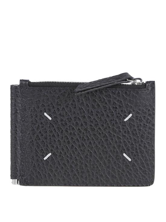 26SS 마르지엘라 지퍼 컴팩트 트라이폴드 지갑 SA1UI0022UP4455T8013 Black - MAISON MARGIELA