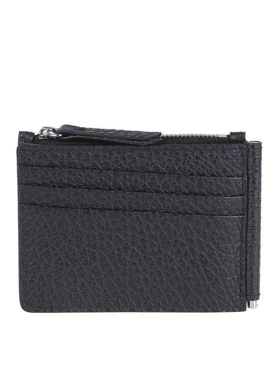 26SS 마르지엘라 지퍼 컴팩트 트라이폴드 지갑 SA1UI0022UP4455T8013 Black
