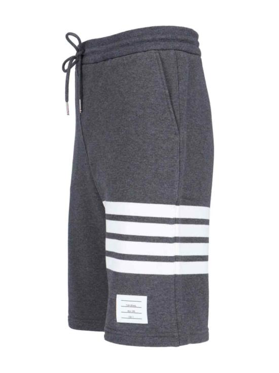 26SS 톰브라운 클래식 루프백 4바 스웨트쇼츠 MJQ012H 00535025 Grey - THOM BROWNE