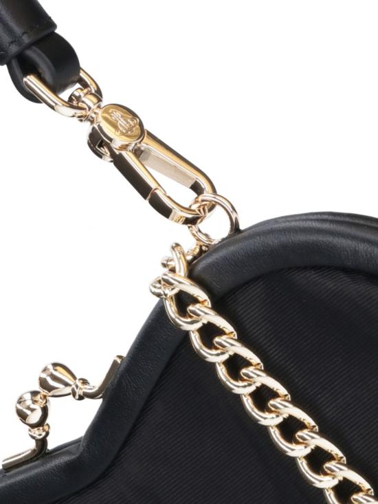 26SS 비비안웨스트우드 벨 하트 프레임 퍼스 4B01000CW W01F4N401 Black - VIVIENNE WESTWOOD