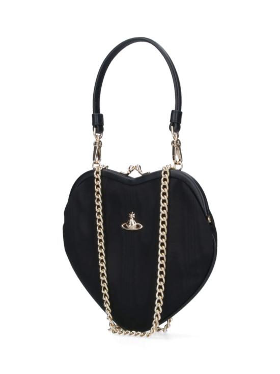 26SS 비비안웨스트우드 벨 하트 프레임 퍼스 4B01000CW W01F4N401 Black - VIVIENNE WESTWOOD