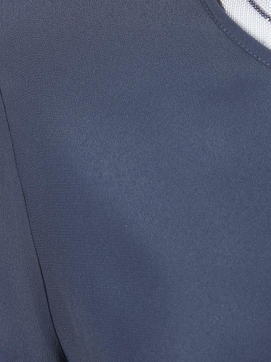 26SS 파비아나 필리피 크레이프 드 신 블라우스 탑 TPD266F289L7755146 Grey - FABIANA FILIPPI