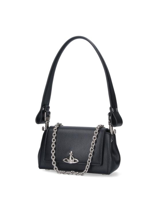 26SS 비비안웨스트우드 헤이즐 스몰 핸드백 4603000WW S000DN403 Black - VIVIENNE WESTWOOD