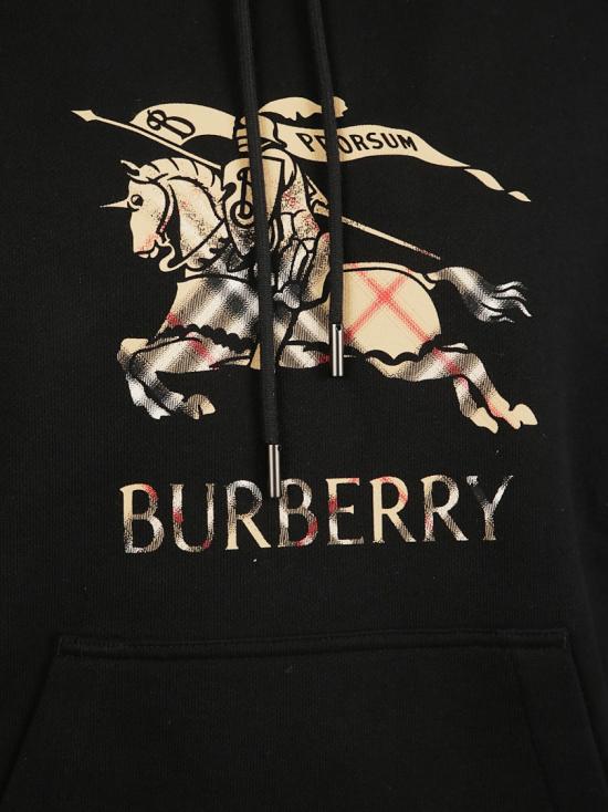 26SS 버버리 EKD 옴브레 코튼 후디 8119021 A1189 Black - BURBERRY