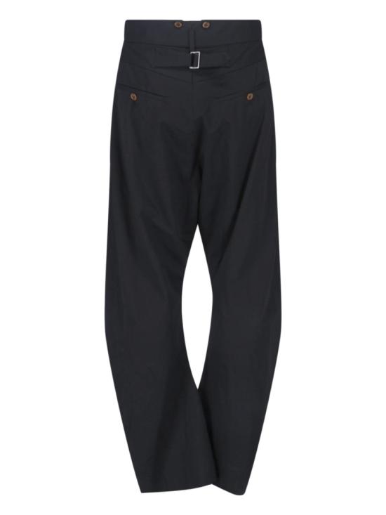 26SS 비비안웨스트우드 스트레이트 팬츠 2F010022 W01CCN401 Black - VIVIENNE WESTWOOD