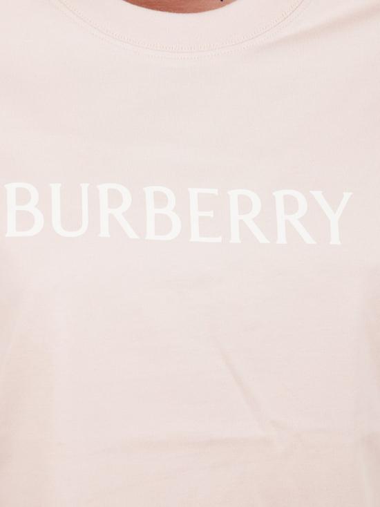 26SS 버버리 로고 코튼 티셔츠 8118976 C2989 Neutrals - BURBERRY