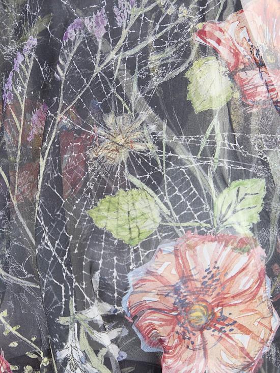 26SS 알렉산더 맥퀸 미디 원피스 858353QCAMO1000 Black - ALEXANDER MCQUEEN