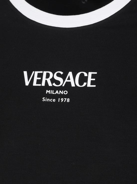 26SS 베르사체 반팔 티셔츠 10226561A166852B020 Black - VERSACE