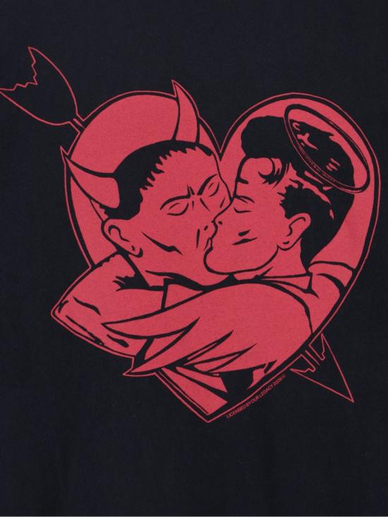 26SS 아워레가시 반팔 티셔츠 M2266LLLOVE STORY PRINT Black - OUR LEGACY