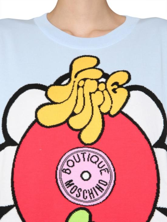  모스키노 반팔 티셔츠 09320800 9291 Neutrals - MOSCHINO