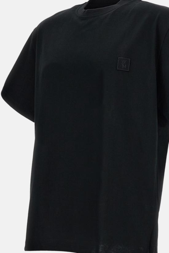 26SS 우영미 반팔 티셔츠 W261TS07708B Black - WOOYOUNGMI