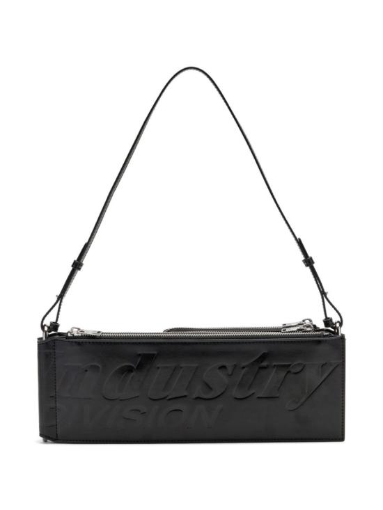 26SS 디젤 플래그-D 모듈러 로고 엠보스드 숄더백 X10713 P8822 T8013 Black - DIESEL