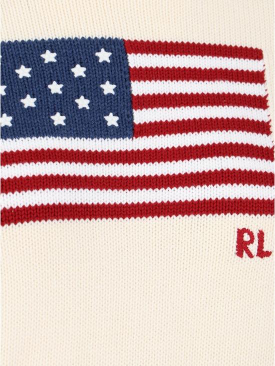 26SS 폴로 랄프로렌 아이코닉 플래그 스웨터 211 896939002 Neutrals - POLO RALPH LAUREN