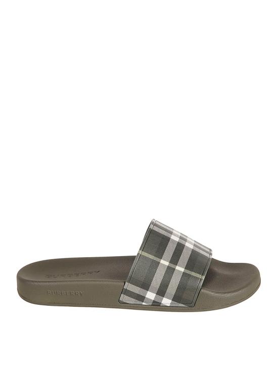 26SS 버버리 체크 슬라이드 8119278 C3348 Grey