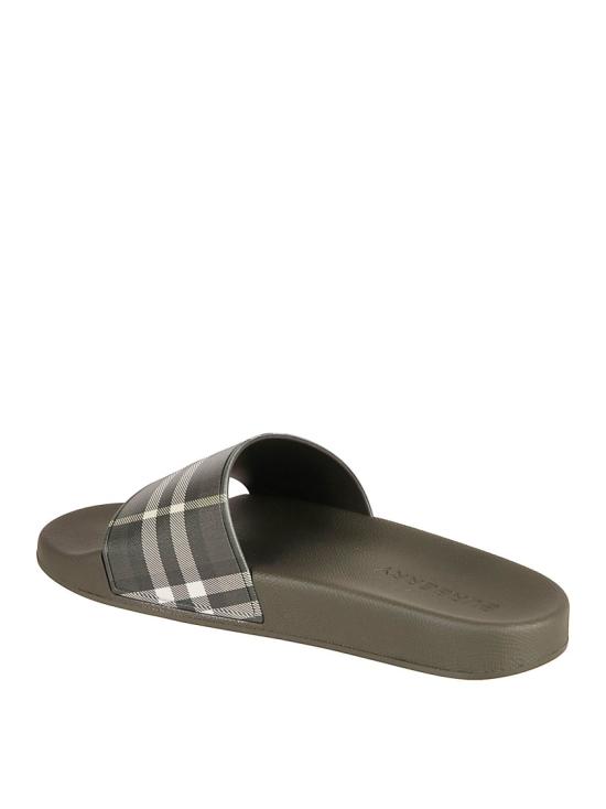 26SS 버버리 체크 슬라이드 8119278 C3348 Grey - BURBERRY