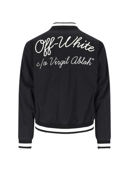 26SS 오프화이트 자켓 OMEH05FC99FAB0011001BLACK WHITE - OFF WHITE