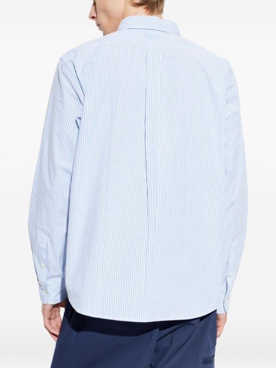 26SS 겐조 보케 플라워 엠브로이더드 캐주얼 셔츠 FG55CH4109KB 67 Blue - KENZO