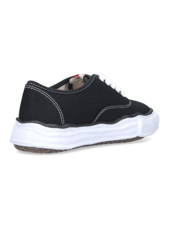 26SS 메종 미하라 야스히로 베이커 OG 솔 캔버스 로우 컷 A02FW704BLACK - MAISON MIHARA YASUHIRO