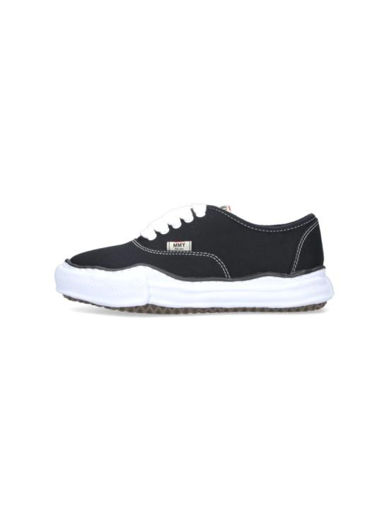 26SS 메종 미하라 야스히로 베이커 OG 솔 캔버스 로우 컷 A02FW704BLACK - MAISON MIHARA YASUHIRO