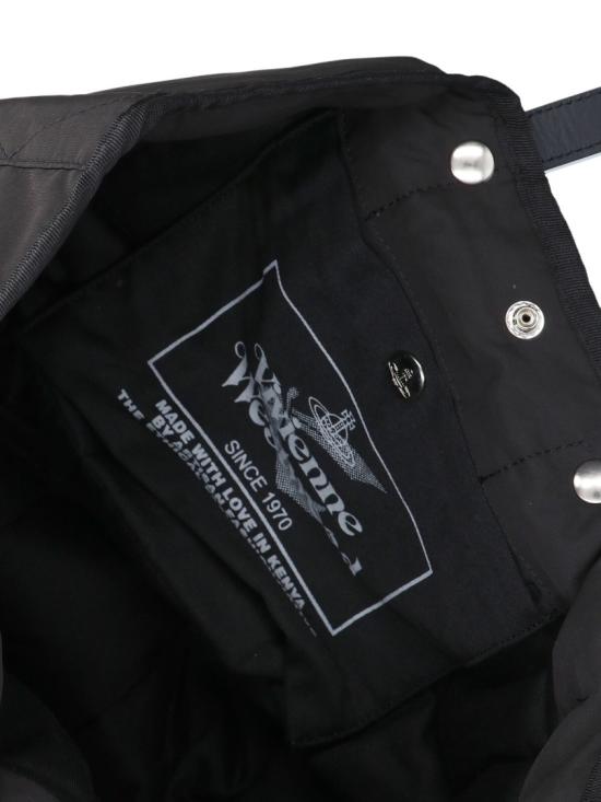 26SS 비비안웨스트우드 유틸리티 스몰 쇼퍼 4205007NU W019EN403 Black - VIVIENNE WESTWOOD