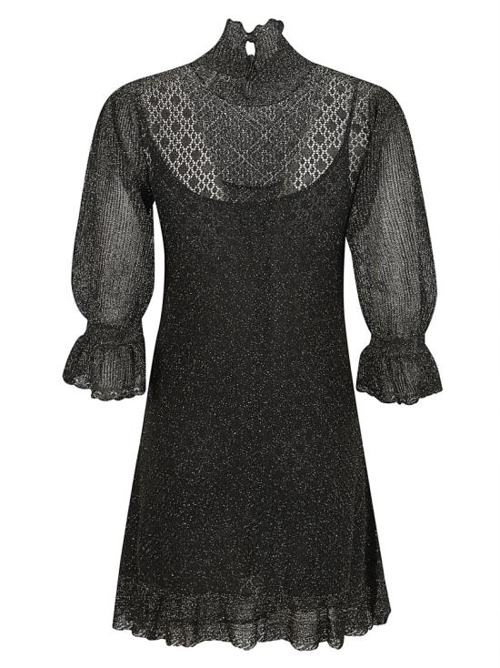 26SS 끌로에 미디 원피스 CH26SMR036200YY Black - CHLOE