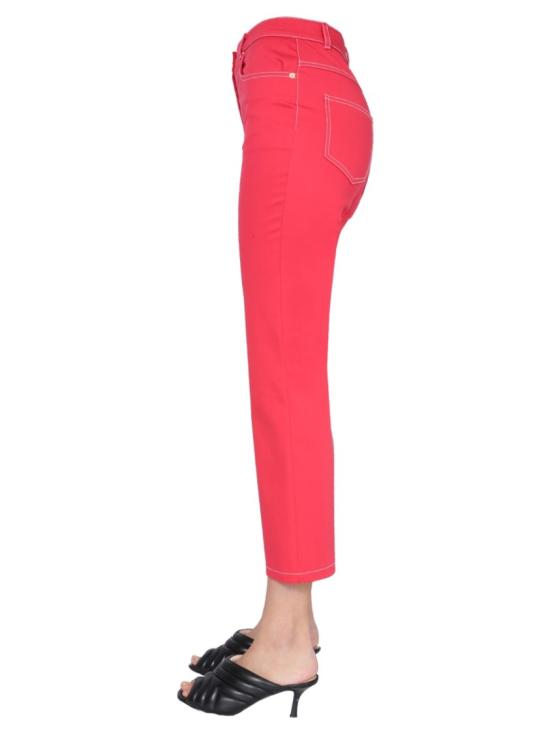  모스키노 스트레이트 팬츠 03091120 1202 Red - MOSCHINO