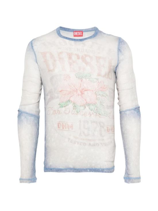 26SS 디젤 반팔 티셔츠 A22442 0HGCN 8MMA White