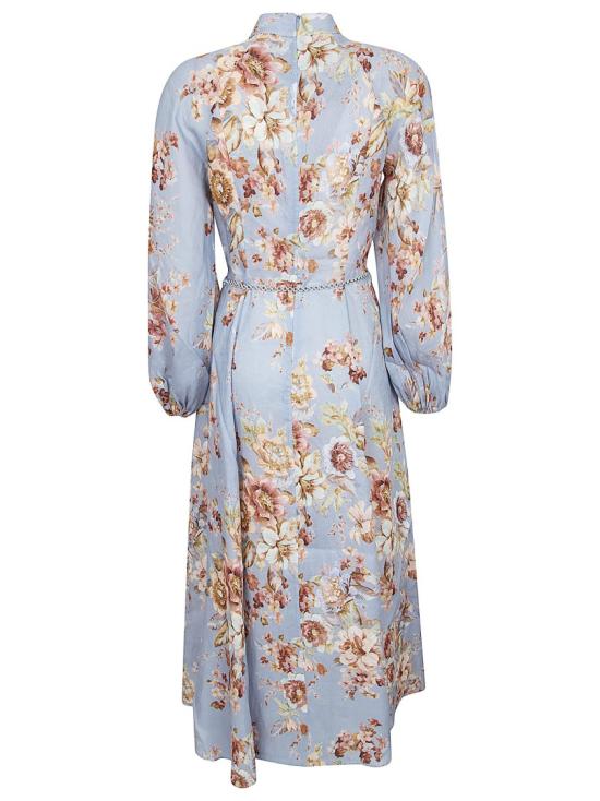 26SS 짐머만 미디 원피스 2354DRS261 Grey - ZIMMERMANN