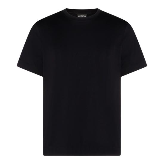 26SS 에르메네질도제냐 반팔 티셔츠 RUH360A3H765NLK09 Black