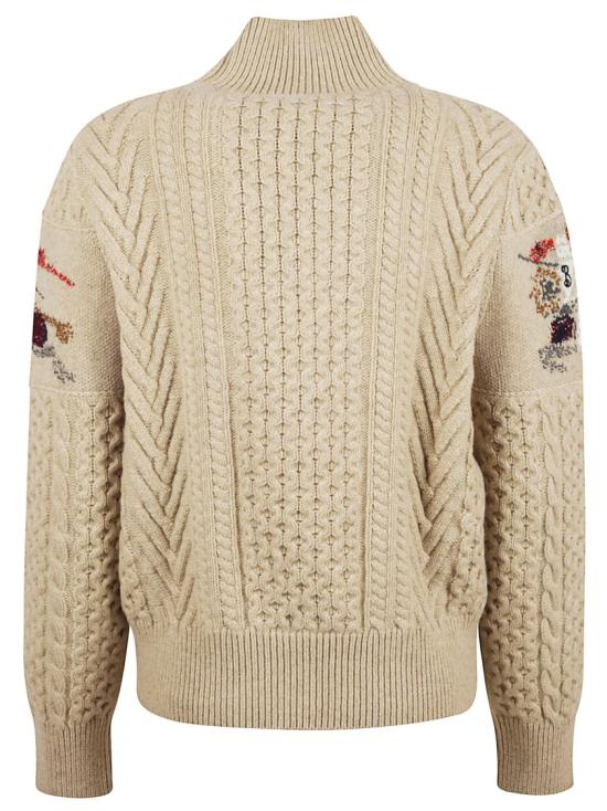 26SS 버버리 EKD 아란 니트 울 스웨터 8121451 A2954 Neutrals - BURBERRY