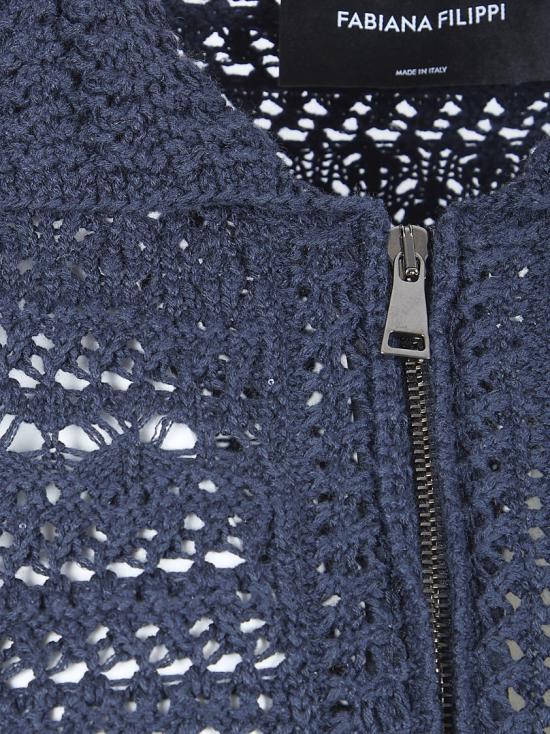 26SS 파비아나 필리피 시퀸 장식 울·코튼 재킷 GCD266F204L7355146 Grey - FABIANA FILIPPI