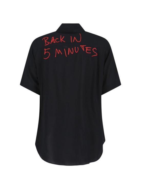 26SS 비비안웨스트우드 비스코스 반팔 셔츠 비스코스 반팔 셔츠 2401004K W01CMN401 Black - VIVIENNE WESTWOOD