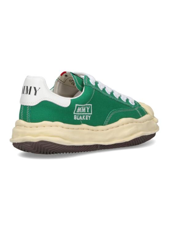 메종 미하라 야스히로 블레이키 VL OG 솔 캔버스 로우탑 A09FW732CL GREEN - MAISON MIHARA YASUHIRO