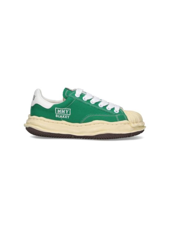  메종 미하라 야스히로 블레이키 VL OG 솔 캔버스 로우탑 A09FW732CL GREEN