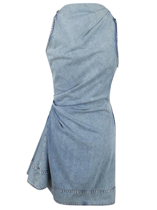 26SS 알렉산더 맥퀸 데님 원피스 857115QMAD14383 Blue - ALEXANDER MCQUEEN