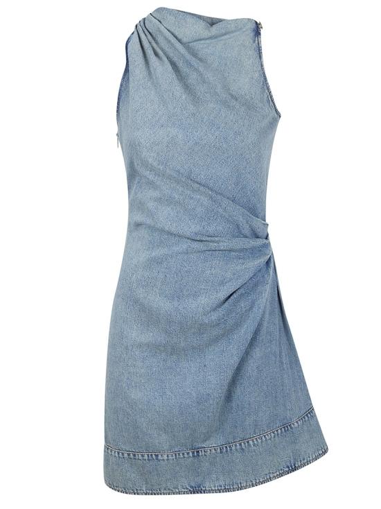 26SS 알렉산더 맥퀸 데님 원피스 857115QMAD14383 Blue